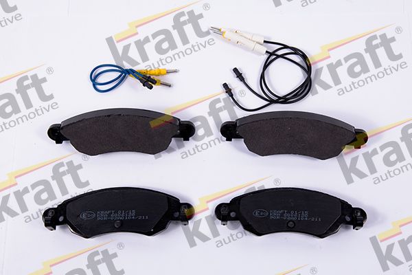Zestaw klocków hamulcowych, hamulce tarczowe KRAFT AUTOMOTIVE 6006128