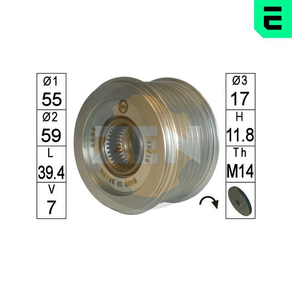 Sistem roata libera, generator ERA ZN5656