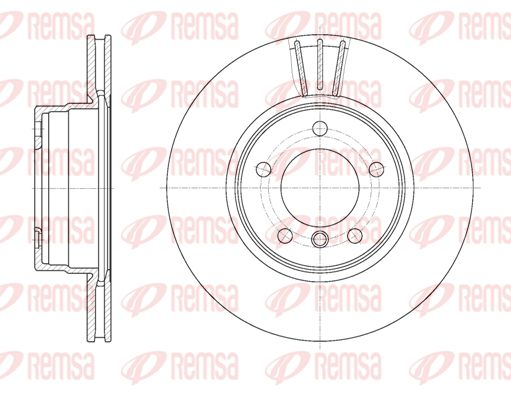 Tarcza hamulcowa KAWE 6653 10