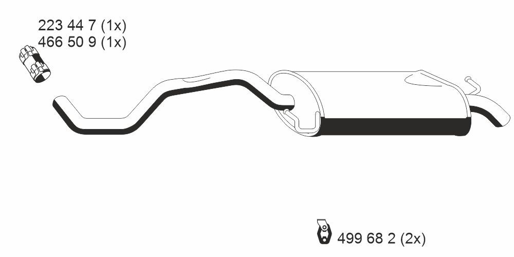 Toba esapament finala ERNST 640220