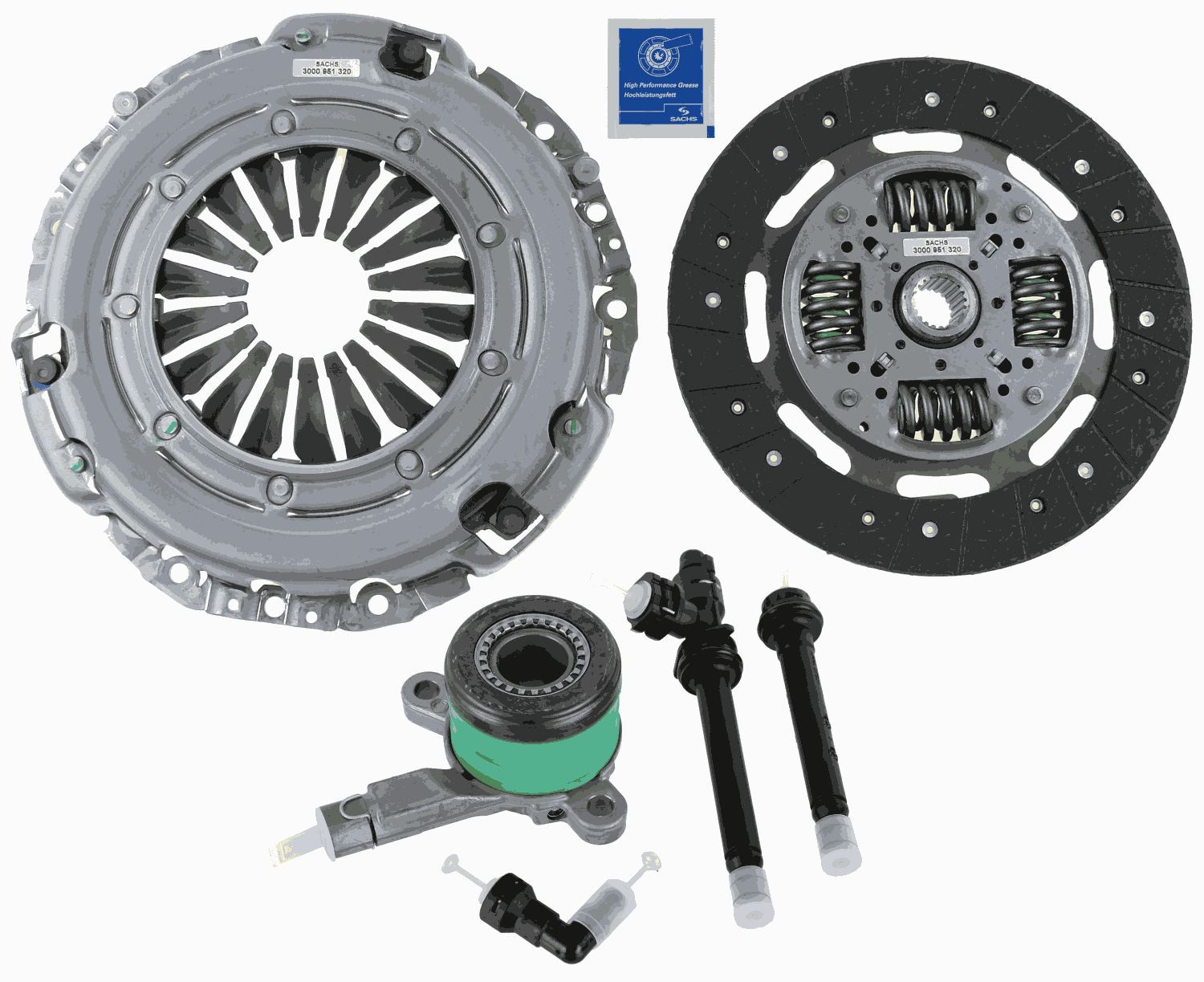 Zestaw sprzęgieł SACHS 3000 990 399