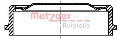 Bęben hamulcowy METZGER AUTOTEILE BT636