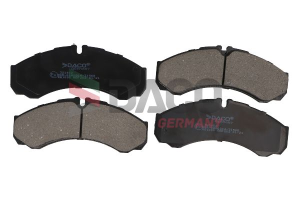 Zestaw klocków hamulcowych, hamulce tarczowe DACO GERMANY 321402