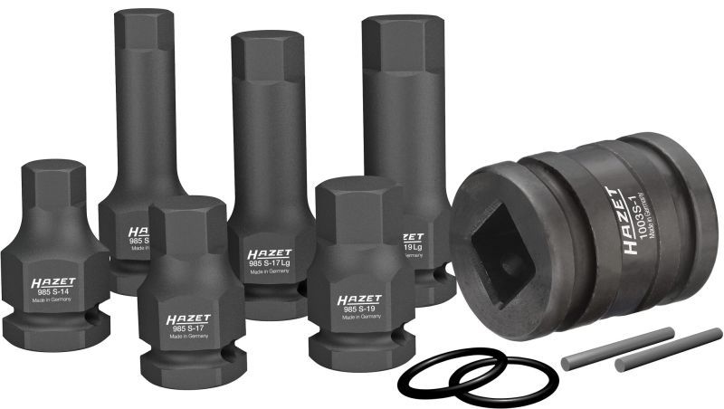 Set capete chei tubulare impact HAZET 985S/11