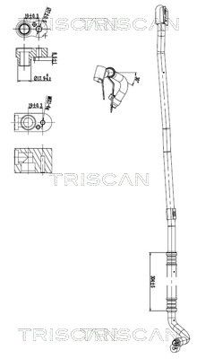 conducta presiune variabila,aer conditionat TRISCAN 9010 11012