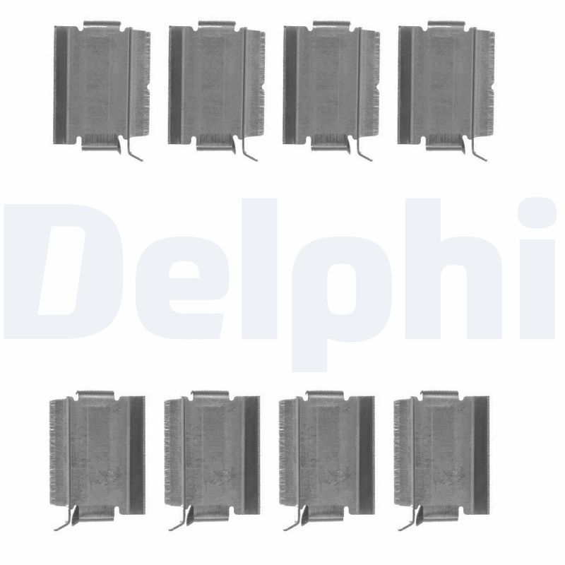 Zestaw akcesoriów, klocki hamulcowe DELPHI LX0649