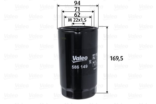 Olejový filtr VALEO 586149