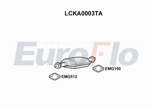 Katalizator EUROFLO LCKA0003TA