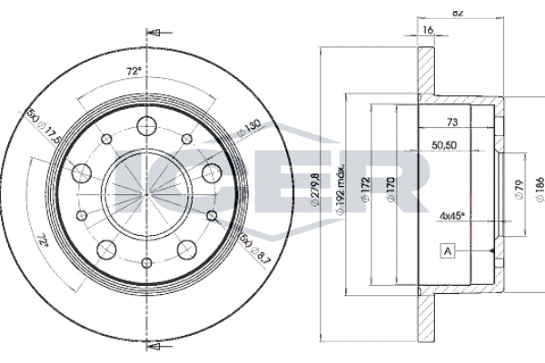 Tarcza hamulcowa ICER 78BD4696-1