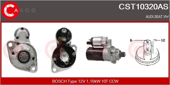 Levně Startér CASCO CST10320AS