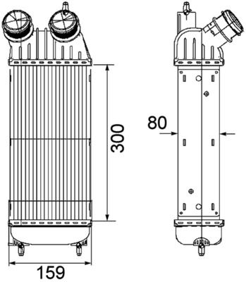 Levně Chladič turba MAHLE CI 171 000P