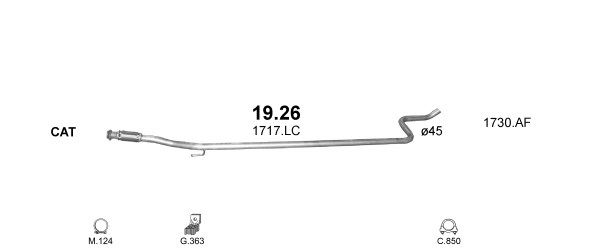 Układ wydechowy POLMO POLMO05820