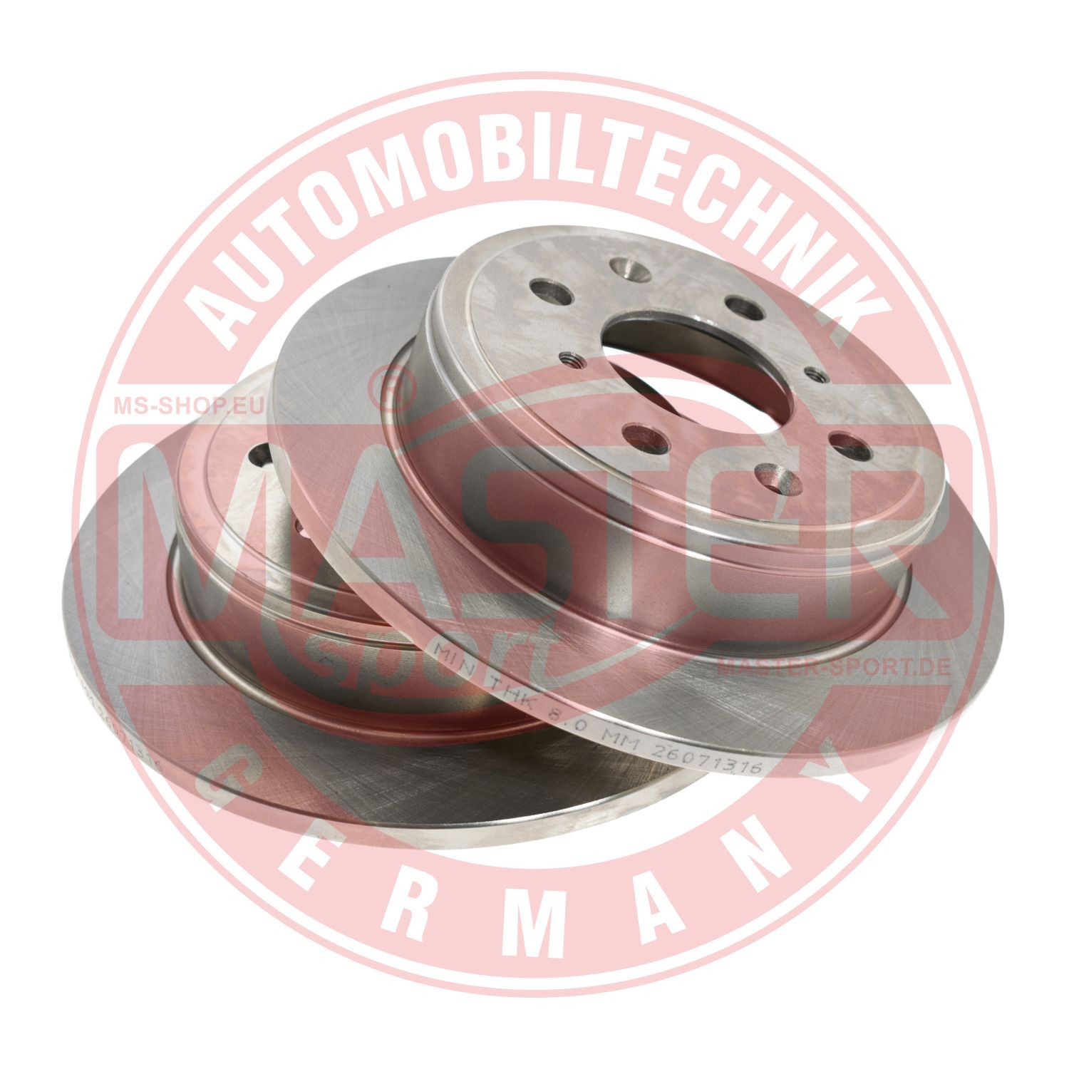 Tarcza hamulcowa MASTER-SPORT GERMANY 24011002121-SET-MS