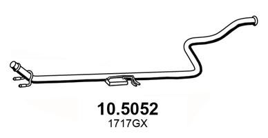 Rura wydechowa ASSO 10.5052