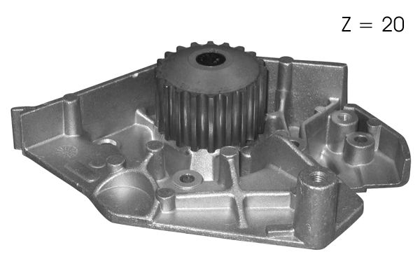 Pompe à eau, refroidissement du moteur