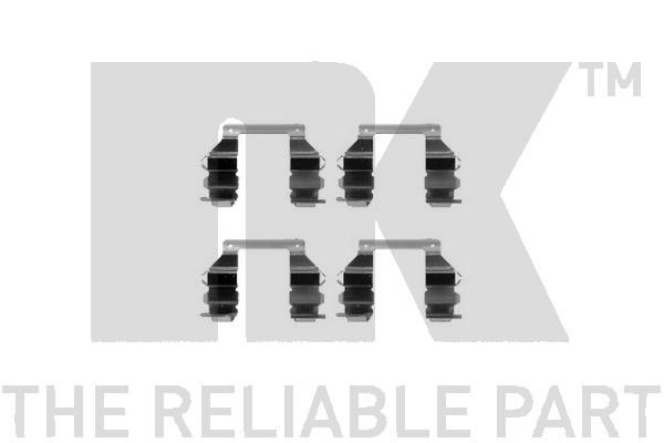 Zestaw akcesoriów, klocki hamulcowe NK 7930103