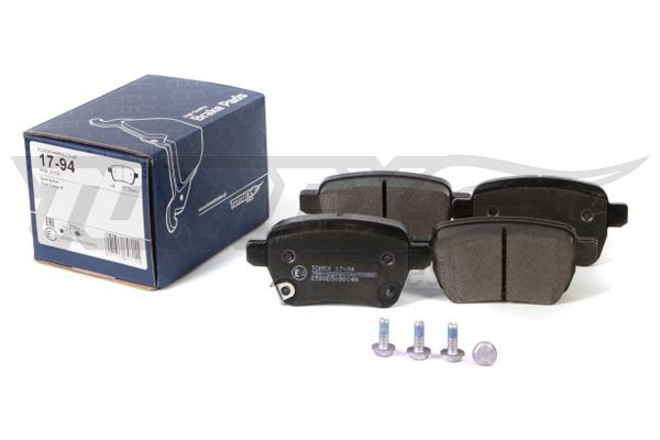 Levně Sada brzdových destiček, kotoučová brzda TOMEX Brakes 17-94