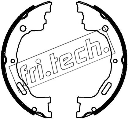 Zestaw szczęk hamulcowych, hamulec postojowy FRI.TECH. 1253.778