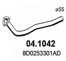 Rura wydechowa ASSO 8D0253301AD