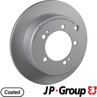 Tarcza hamulcowa JP GROUP 3963201200