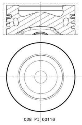 Piest MAHLE 028 PI 00116 002