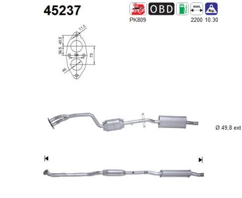 Katalizator AS 18307523730