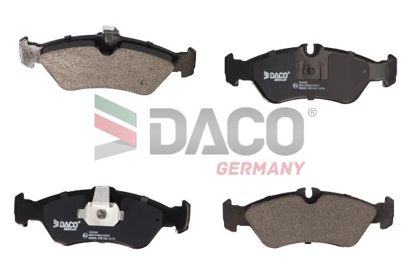 Zestaw klocków hamulcowych, hamulce tarczowe DACO GERMANY 323329