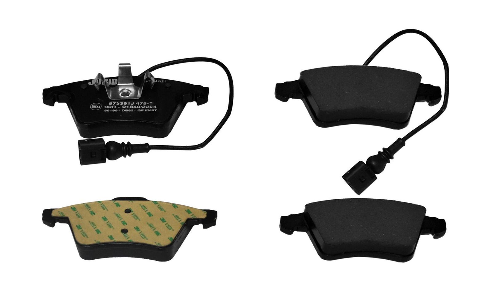 Комплект тормозных колодок, дисковый тормоз