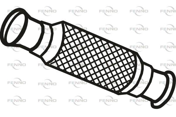 Rura wydechowa FENNO P1743