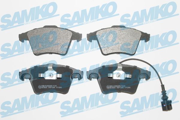 Sada brzdových destiček, kotoučová brzda SAMKO 5SP1205