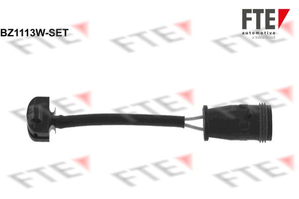 Styk ostrzegawczy, zużycie okładzin hamulcowych FTE BZ1113W-SET