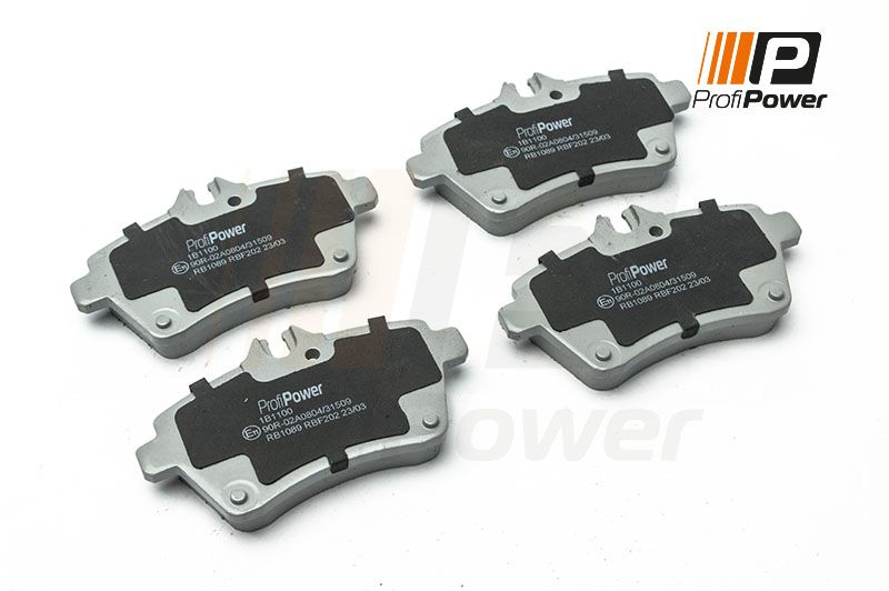 E-shop Sada brzdových platničiek kotúčovej brzdy ProfiPower 1B1100