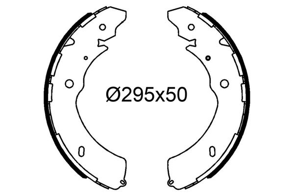 Zestaw szczęk hamulcowych VALEO 564291
