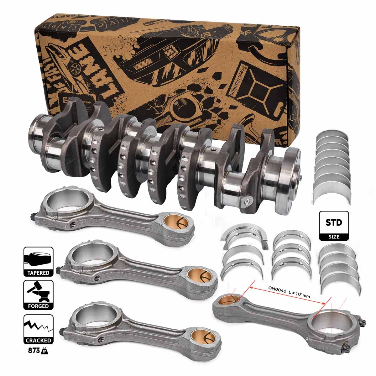 Set de reparație, arbore cotit ET ENGINETEAM boxET – service kit HK0207VR2