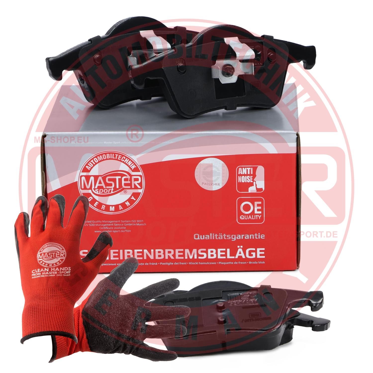 set placute frana,frana disc MASTER SPORT 13046071352N-SET-MSP