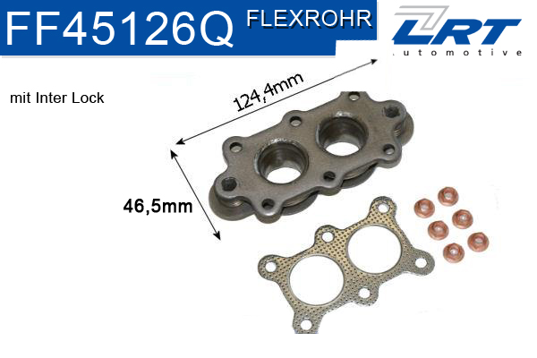 Teava reparatie, catalizator LRT FF45126Q