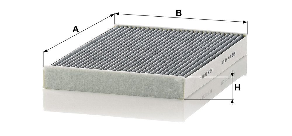 Levně Filtr, vzduch v interiéru MANN-FILTER CUK 31 001
