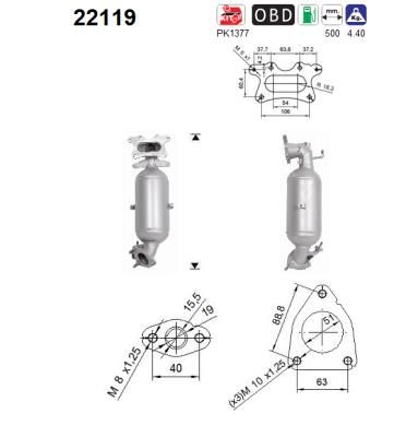 Katalizator AS 18160R3AG00