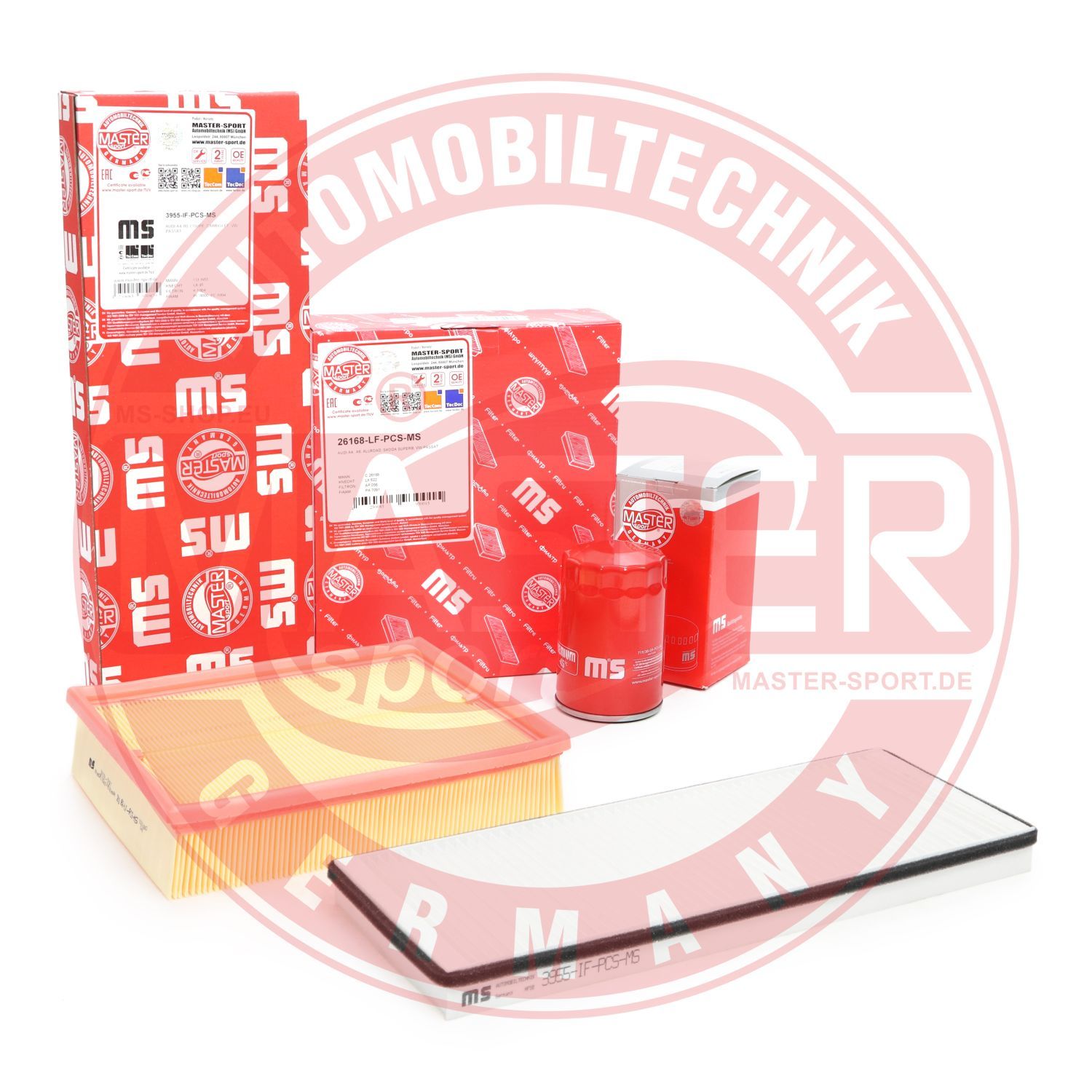 E-shop Filter - Sada MASTER-SPORT GERMANY 450001592