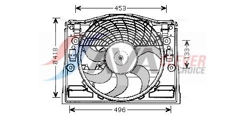 Ventilateur, refroidissement du moteur