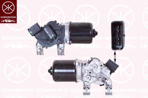 Silnik wycieraczek KLOKKERHOLM 60413270