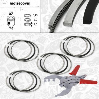 Set segmenti piston ET ENGINETEAM boxET – service kit R1013600VR1