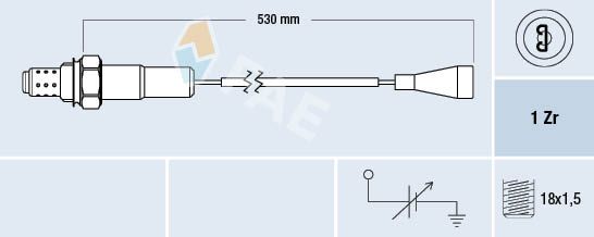 Sonda lambda FAE 77100