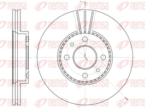Tarcza hamulcowa REMSA 6227.10