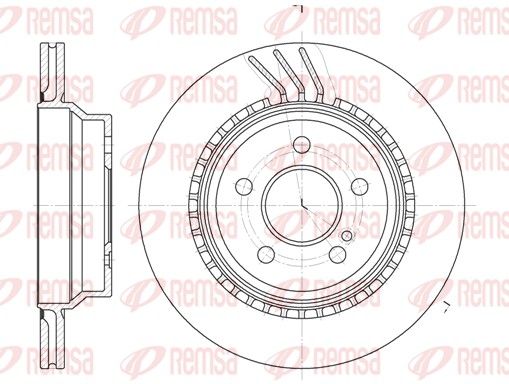 Tarcza hamulcowa REMSA 6760.10