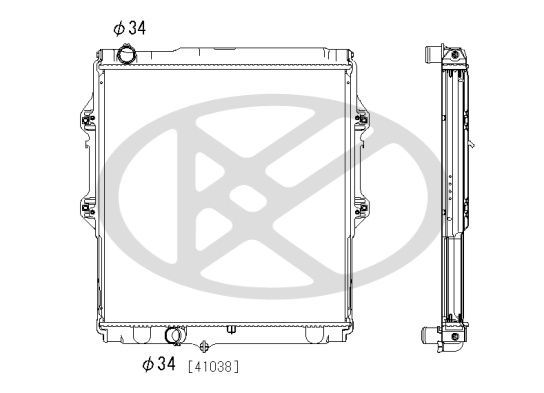 Radiator, racire motor KOYORAD PL013061