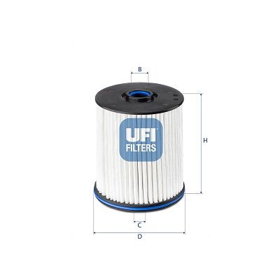 Palivový filter UFI 26.E2X.02