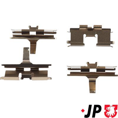 Set accesorii, placute frana JP Group 6364002410