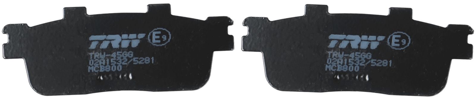set placute frana,frana disc TRW Organic Allround MCB800