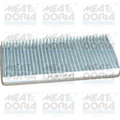 Filtr, wentylacja przestrzeni pasażerskiej MEAT & DORIA 17116K